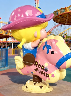 玻璃钢潮玩步行街公仔卡通娃娃