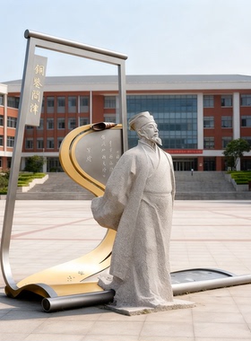 校园主题苏东坡雕塑厂家公园景观