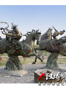 古代户外美女人物雕塑定制