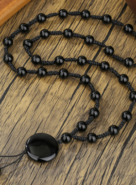 Gothic necklace - Men's trendy braided necklace跨境男生项链