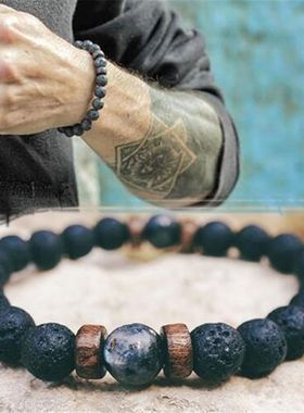 hot selling Popularity beaded bracelet male atmosphere 手链