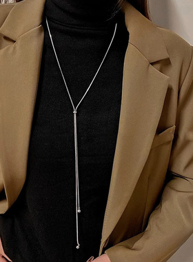 Knitted chain women's fashionable and versatile necklace项链