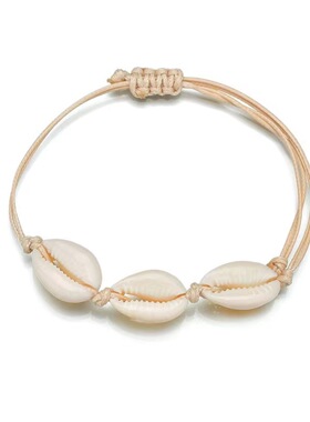 Beach shell woven bracelet as cross-border jewelry甜美手链女