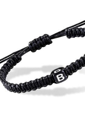 Letter woven bracelet couple style friend gift bracelet手链