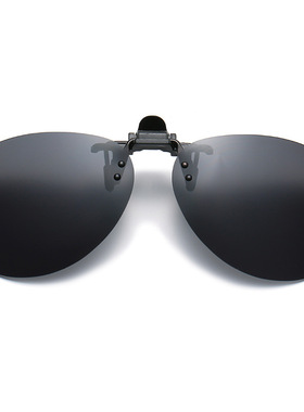 专用超轻薄户外高清偏光夹片太阳镜近视眼镜夹片墨镜防紫外线超轻