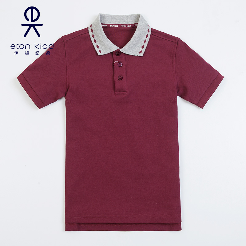 伊頓紀德校服 英倫 男童英倫學院短袖T恤POLO衫16T102