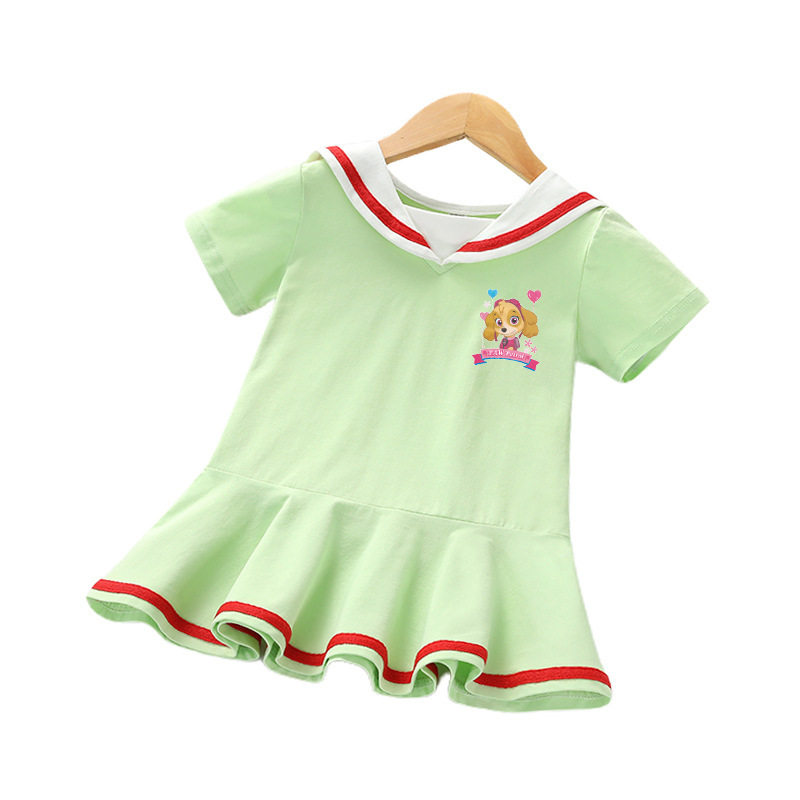 汪汪队天天衣服夏季童装女童短袖连衣裙纯棉女宝宝洋气公主裙子潮,淘宝优惠券,粉丝福利购,淘宝优惠卷