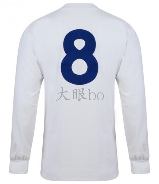 Leeds United 1972 Shirt英格超兰利兹联足球衣服棉质缝制8号码-图3