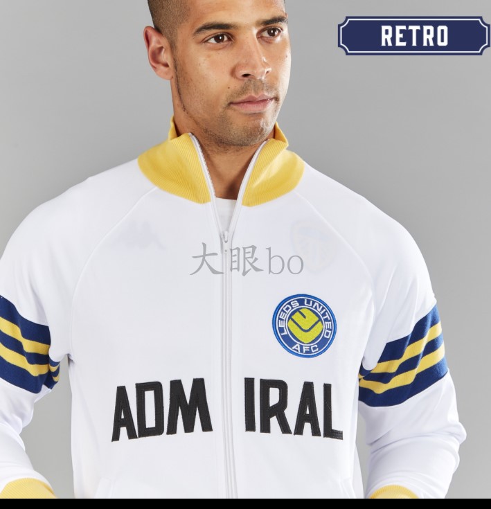 Leeds United 1978 Admiral jacket英格兰超国利兹联足球衣服-图1