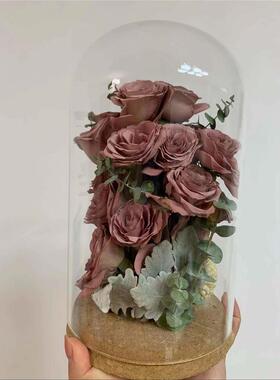 干花保存瓶收藏玻璃软木