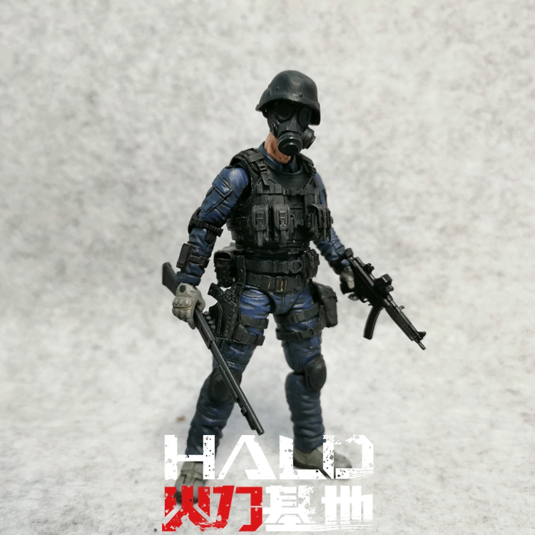 适配暗源1:18生化危机 里昂/克里斯/汉克 3.75寸兵人武器马甲配件 - 图0