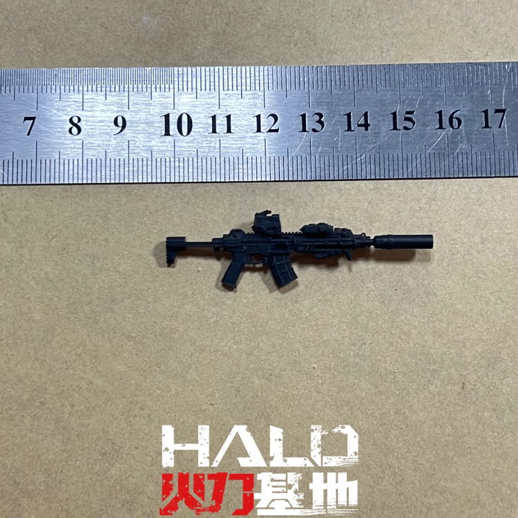 3D打印 1/18暗源酸雨绿谷PLA 191狙击突击枪3.75寸兵人配件武器-图2