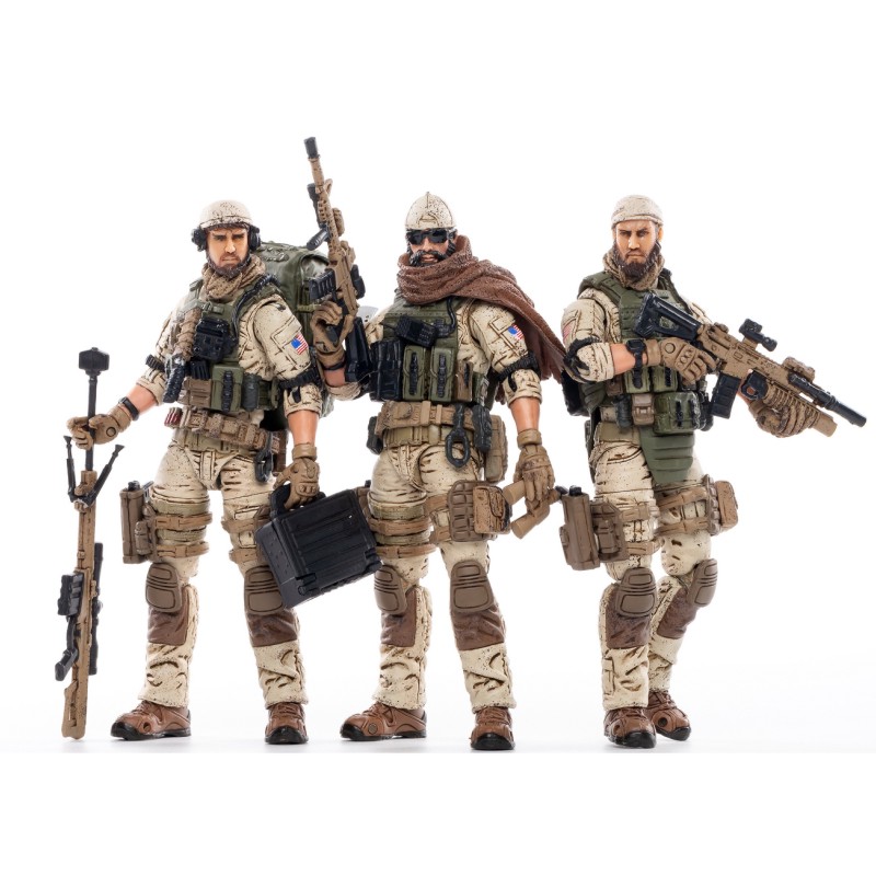 JOYTOY暗源 1:18USMC美陆军三角洲部队 3.75寸可动兵人模型玩具 - 图3