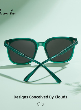 Shawnlee韩版ins小框绿色墨镜女