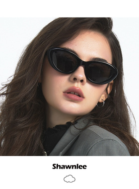 Shawnlee潮流时尚猫眼墨镜女小框