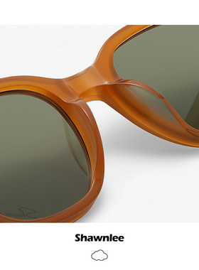 shawnlee韩国圆框墨镜百搭男