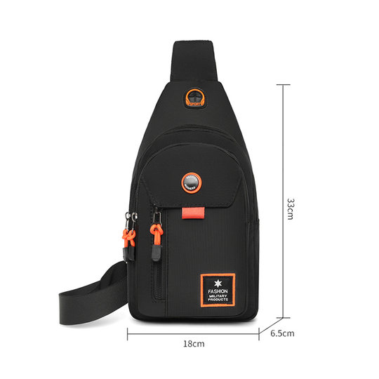 Brusttasche für Herren, sportlich, lässig, Brusttasche