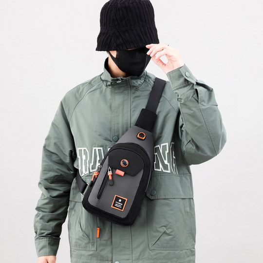 Brusttasche für Herren, sportlich, lässig, Brusttasche