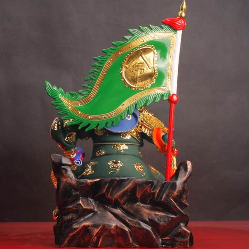 新品家用旗开得胜关公佛像供奉武财神关圣帝君关二爷神像工艺摆件 - 图1