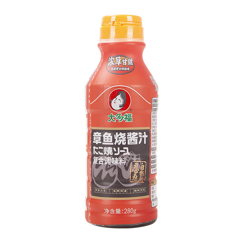 大多福章鱼烧酱汁280g日式章鱼小丸子酱炸鸡烤肉蘸料拌饭酱照烧酱