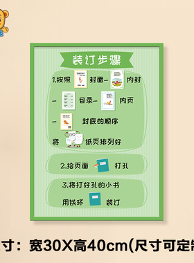 幼儿园环创阅读区墙贴图书角布置