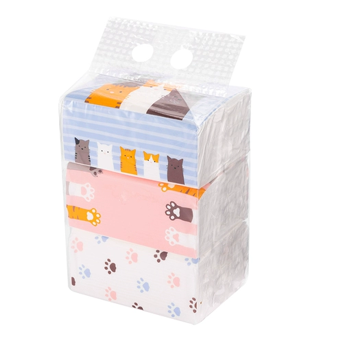 Miniso, мультяшные салфетки, портативная небольшая сумка