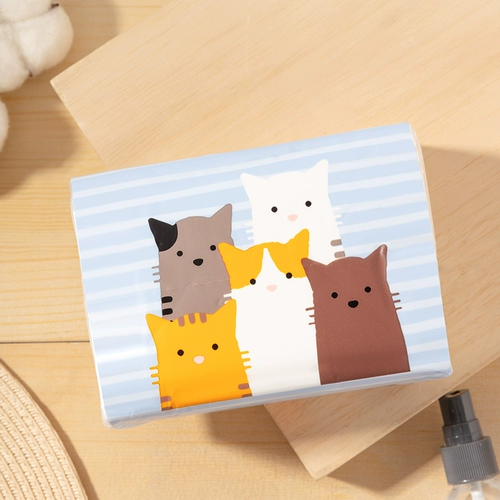 Miniso, мультяшные салфетки, портативная небольшая сумка