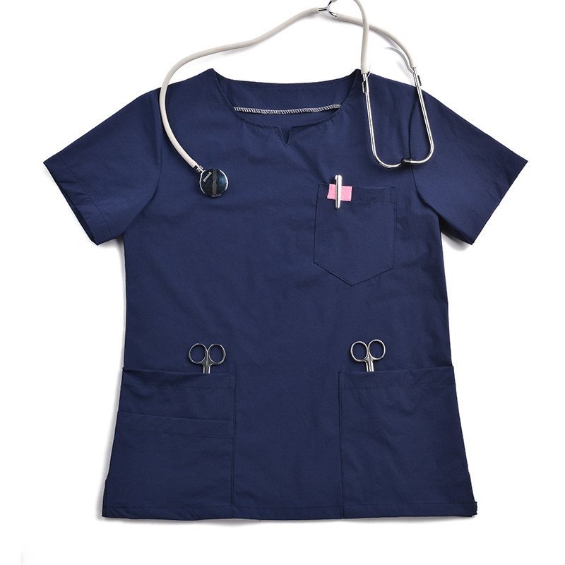 趣述分体套装短袖女牙科医院洗手衣 趣述医护制服