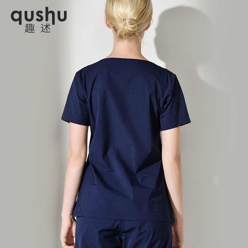 趣述分体套装短袖女牙科医院洗手衣 趣述医护制服