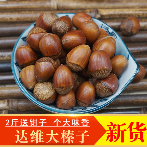 东北达维大榛子新货原味大榛子薄壳炒熟榛子坚果零食500g包邮 - 图2
