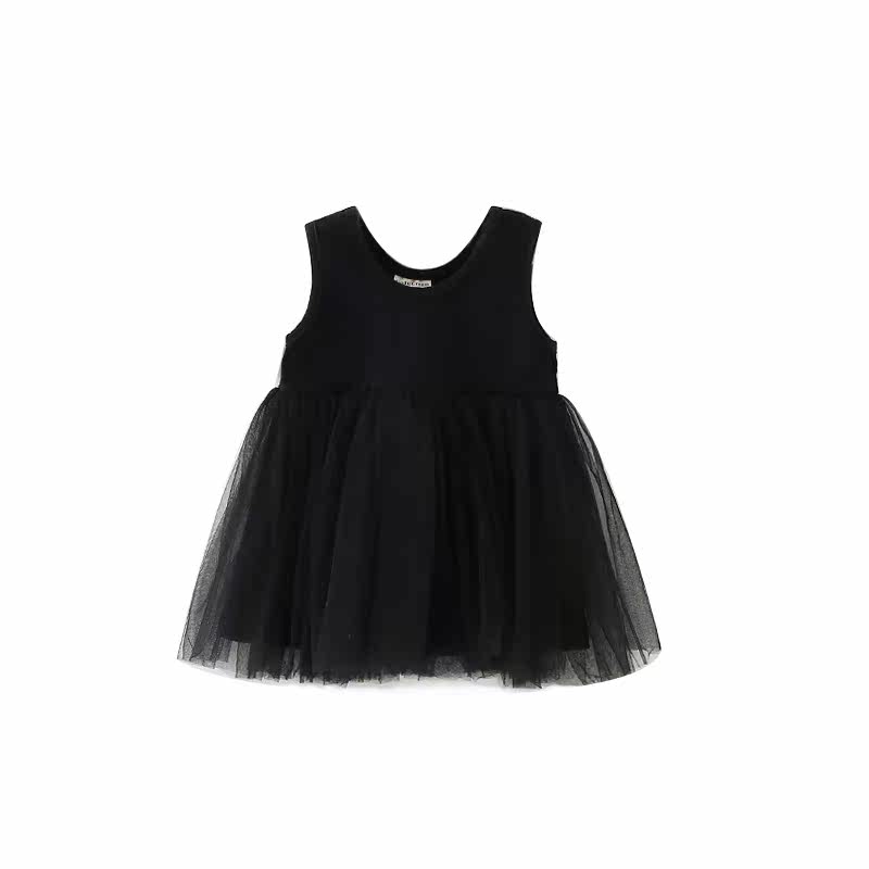 女童背心裙新款蓬蓬裙公主裙 pokoto连衣裙