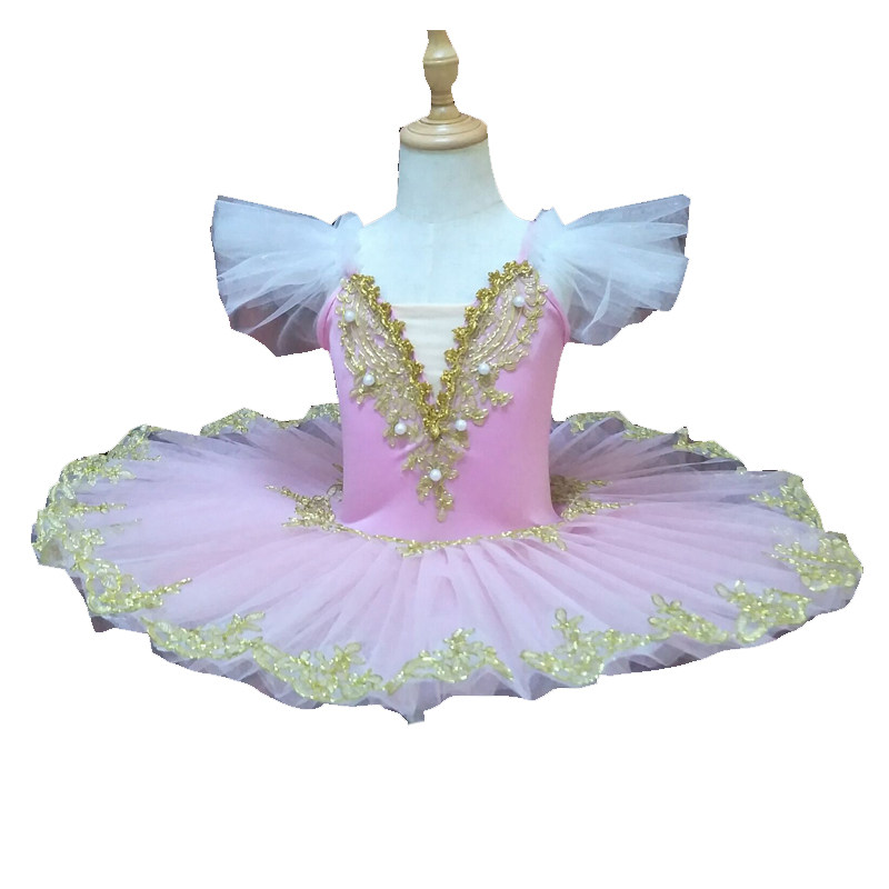 儿童粉色睡美人芭蕾tutu纱裙公主裙 pokoto连衣裙