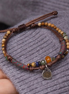 原创设计民族风手链女小众高级感复古手串手饰送闺蜜礼物