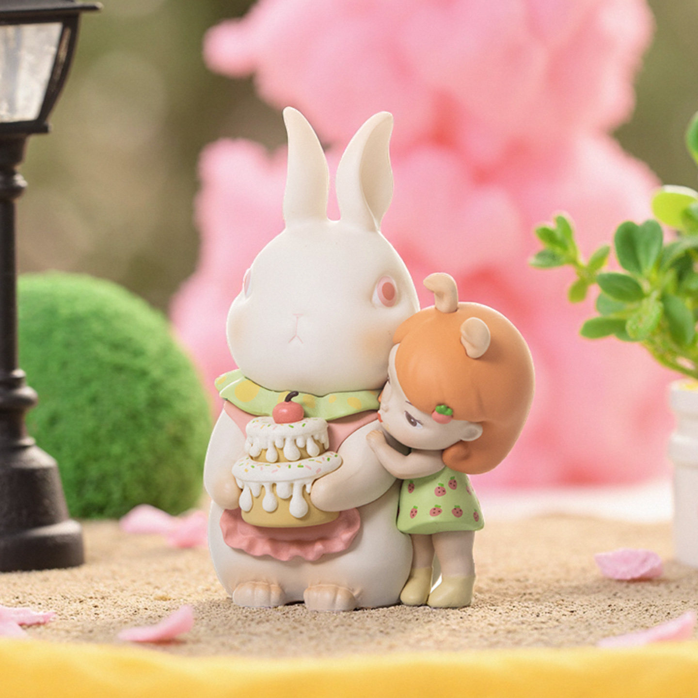 白夜童话《蒂凡兔的早餐》治愈桌面摆件解压车载装饰品送朋友礼物,淘宝优惠券,粉丝福利购,淘宝优惠卷