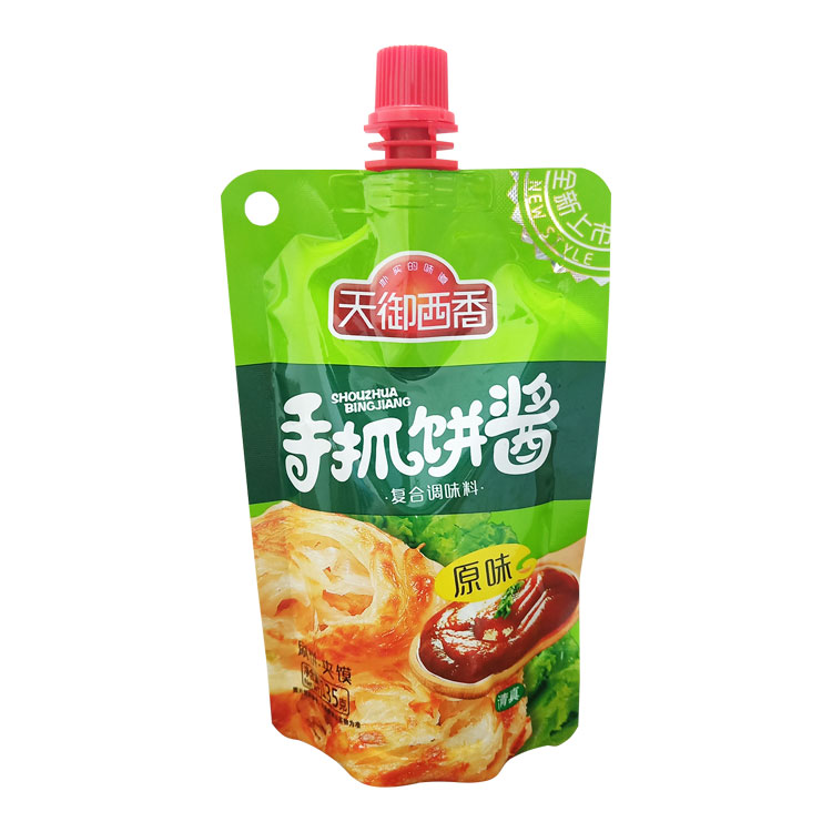 清真食品/天御西香手抓饼酱料杂粮煎饼卷饼酱原味香辣鸡蛋灌饼酱-图3