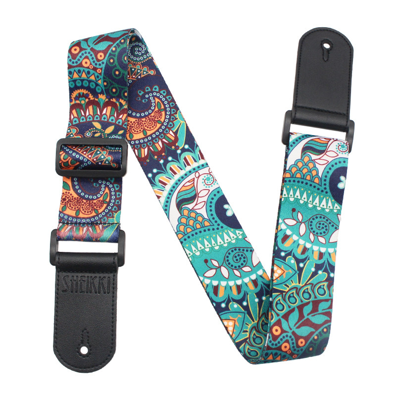 专业民谣电木吉他背带 加厚加宽 尤克里里贝斯肩带斜跨带琴带通用 - 图3