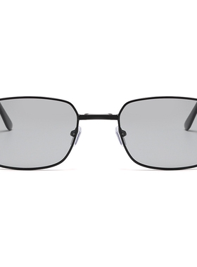 新款偏光变色折叠太阳镜男士网红便捷遮阳墨镜潮偏光黑色太阳眼镜