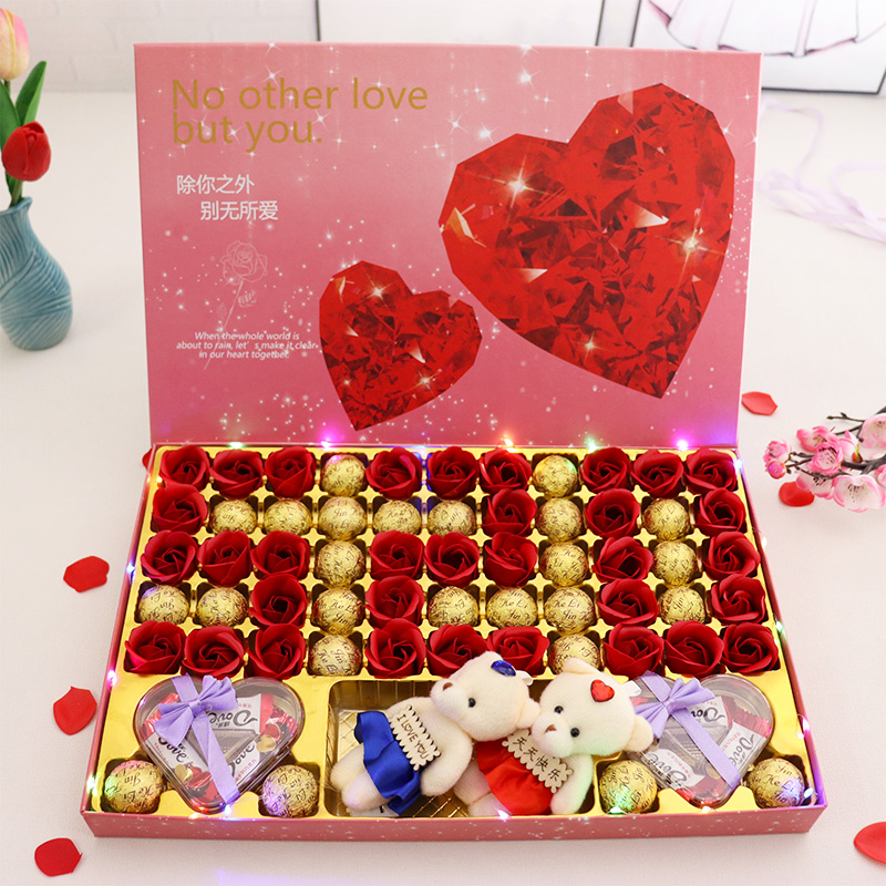 520情人节礼物德芙巧克力礼盒装创意零食送人女朋友男生表白生日 - 图2