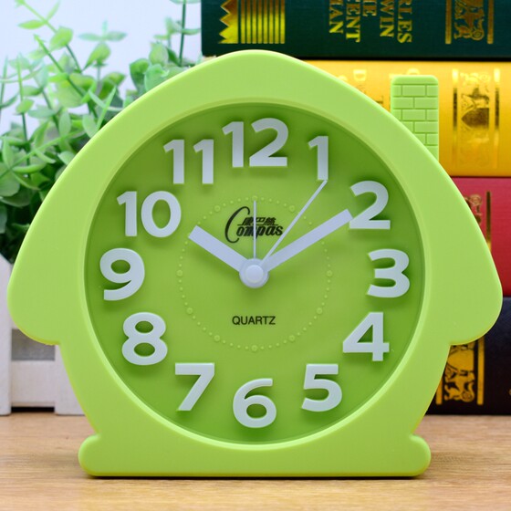 Genuine Combas silent alarm clock bedside simple