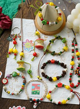 景德镇热销圣诞手链手串情侣闺蜜