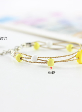 民族风贵妃醉窑变瓷珠陶瓷手链复古森系简约工艺个性手链厂家批发