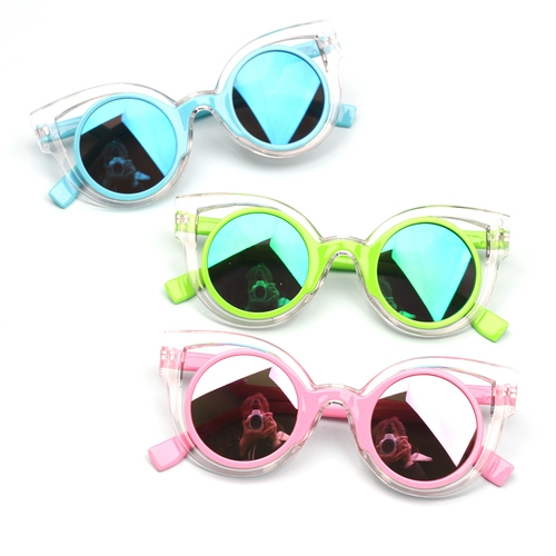 Детские модные милые солнцезащитные очки подходит для мужчин и женщин для раннего возраста, в корейском стиле, защита от ультрафиолета