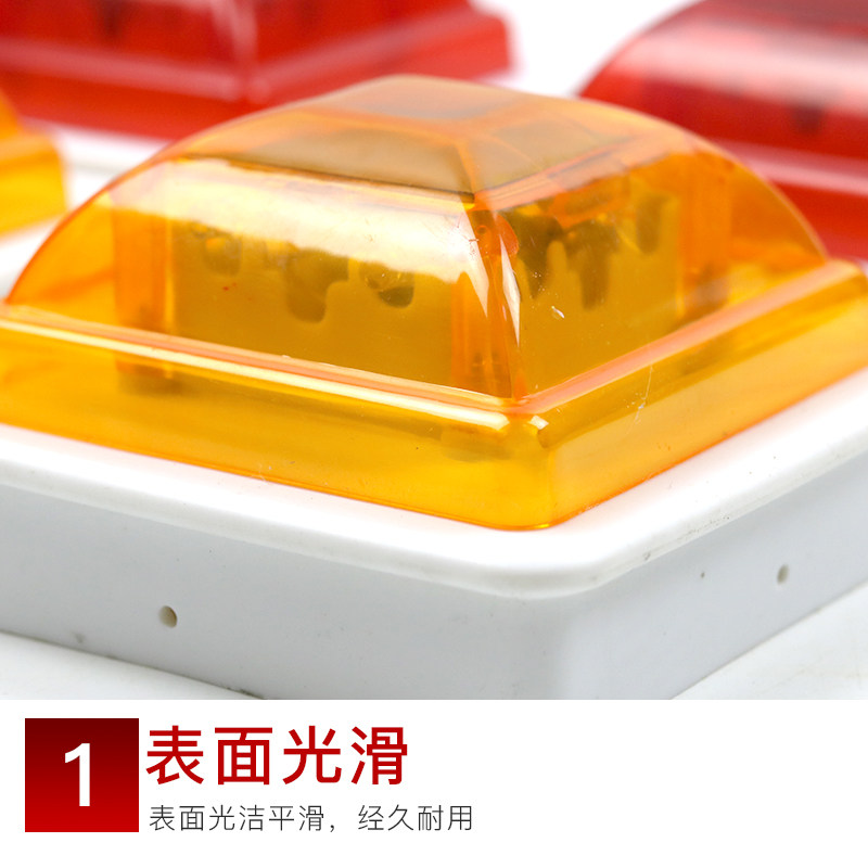 太阳能警示灯夜间安全爆闪灯立柱帽围挡护栏障碍灯太阳能柱帽灯,淘宝优惠券,粉丝福利购,淘宝优惠卷