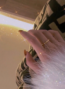 时尚个性风微镶戒指小红书同款