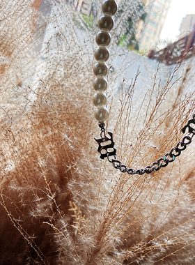 ins小众设计冷淡风女混搭项链