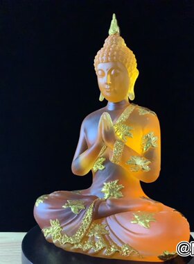 泰国佛像摆件坐佛金佛工艺品