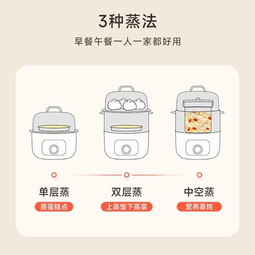 ankale304不锈钢蒸蛋器煮蛋器自动断电家用小型煮鸡蛋神器早餐机 - 图2