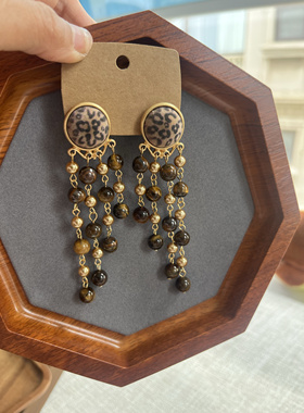 青岛饰品中古虎眼石品类耳饰项链合集链接