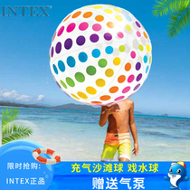 INTEX Adults Inflators Balloon Outdoor Play Water Beach Balls Children Early Education Puzzle Parenting Toy Ball Swimming Handball