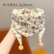 Korean children's floral triangle scarf autumn cute girl scarf windproof and warm little girl neck protector neck scarf